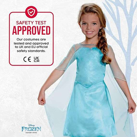 Strój karnawałowy Disney Kraina Lodu Elsa Frozen księżniczka 109-123 cm (5-6 lat)