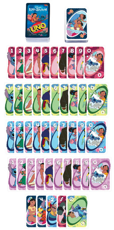 Towarzyska Gra karciana UNO Disney Lilo & Stitch