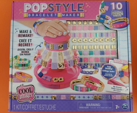 OUTLET - Cool Maker Zestaw do tworzenia bransoletek Pop Style Bracelet Maker - USZKODZONE OPAKOWANIE