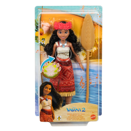 Lalka Disney Moana śpiewająca księżniczka Vaiana 2 z akcesoriami 27 cm