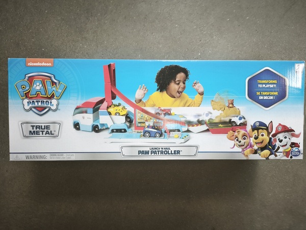 OUTLET Psi Patrol 2w1 Transporter Patrolowiec Ciężarówka + Robopies NIEKOMPLETNY