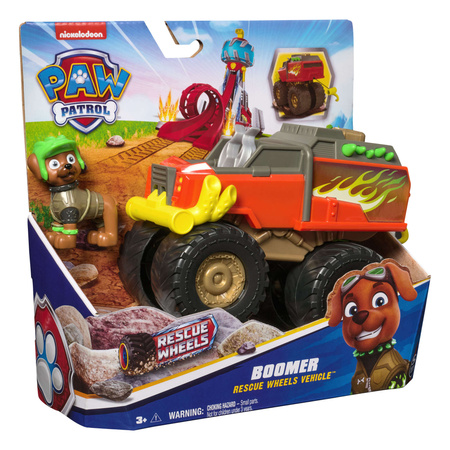 Psi Patrol Boomer Pojazd Terenowy Rescue Wheels Monster Truck Z Figurką