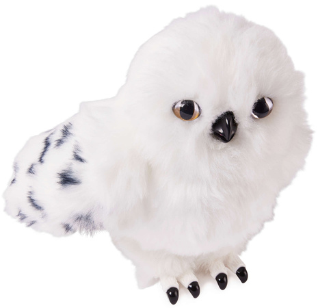 OUTLET Harry Potter Hedwiga Interaktywna biała sowa z listem + akcesoria Dźwięk 23 cm 5+ WADLIWA