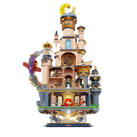 OUTLET Klocki konstrukcyjne Pantasy Mały Książę Gwiezdny Zamek 3267 elementów USZKODZONE OPAKOWANIE