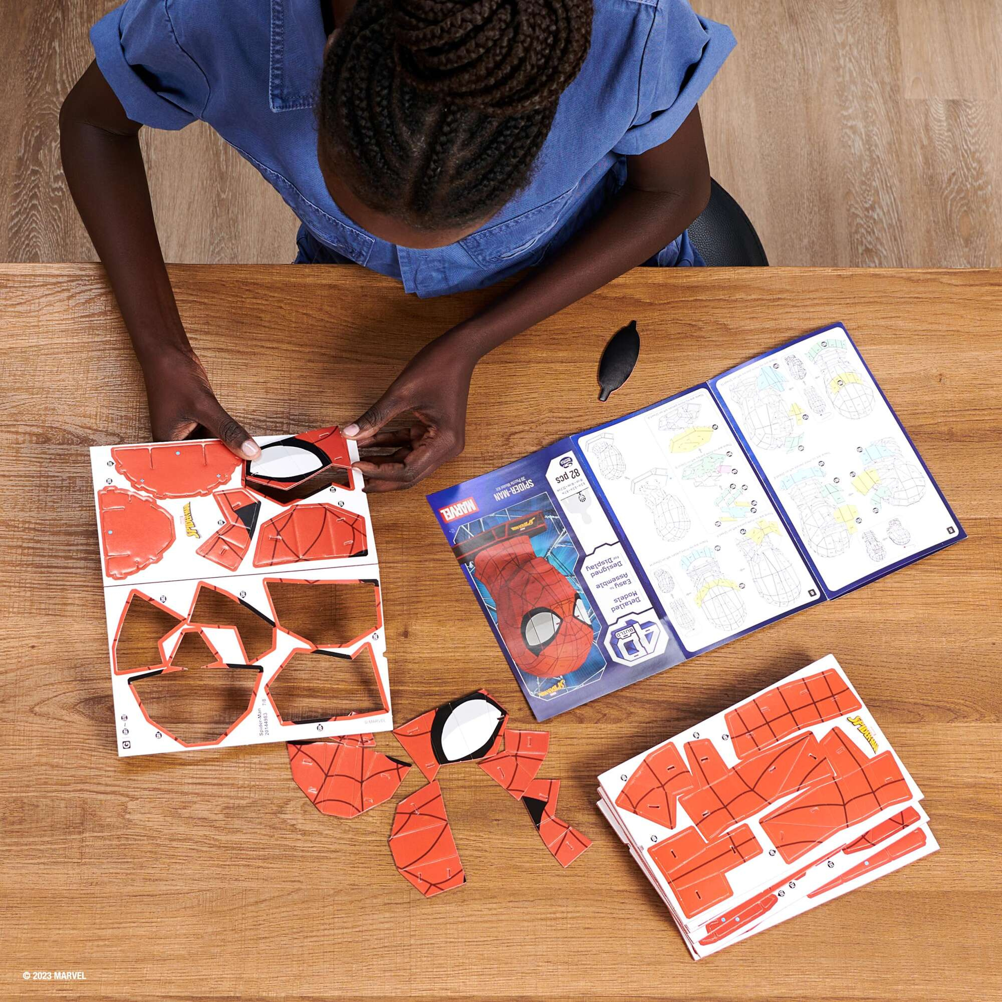 Puzzle 4D Build Spiderman model figurka 3D do złożenia