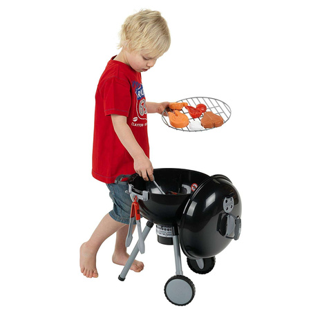 Grill ogrodowy interaktywny na kółkach Weber dla dzieci z akcesoriami światło i dźwięk