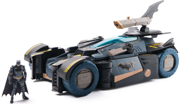 DC Comics Batman Zestaw Batmobile Ultimate Transforming + figurka 10 cm Światło Dźwięk
