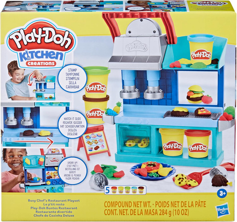 Play Doh ciastolina modelina zestaw kreatywny Restauracja Kitchen Creations