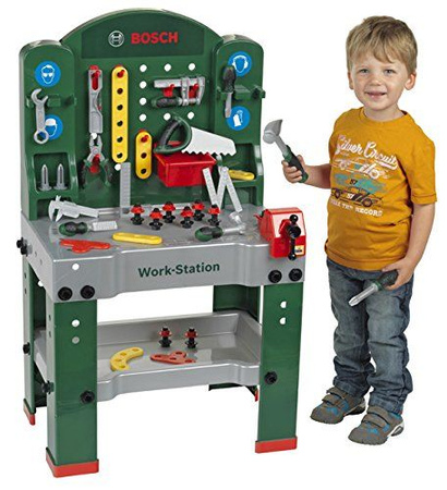 OUTLET Duży warsztat Bosch mini z narzędziami dla dzieci Klein 8580 WADLIWY