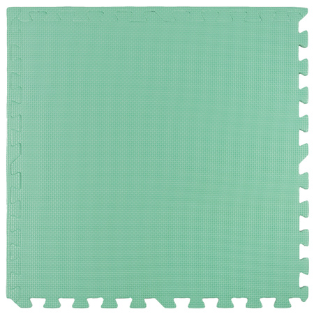 Mata piankowa podłogowa Humbi 120x60 Duże puzzle piankowe wodoodporne bezpieczne 2 szt. Miętowa