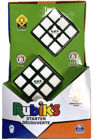 Zestaw Startowy 2 Kostki Rubika 3x3 + rubik's Edge Simple Dla Początkujących