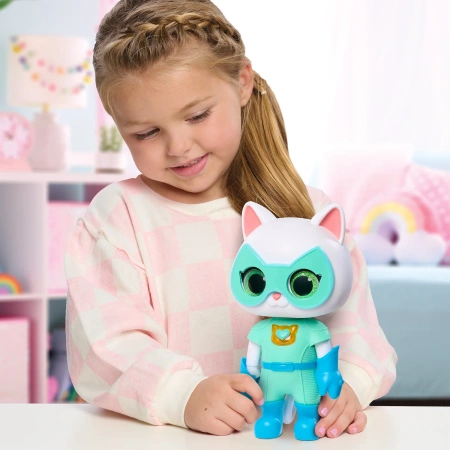 Disney Junior Superkoty Super Kitties Interaktywna Figurka Bitsy/Kizia 20 cm + akcesoria Światło Dźwięk