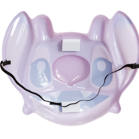 Disney Stitch maska Angel różowa z gumką