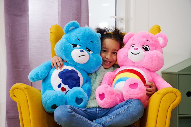 Troskliwe Misie Care Bears Maskotka Wesołe Serce Pluszak Cheer Bear różowy 60 cm
