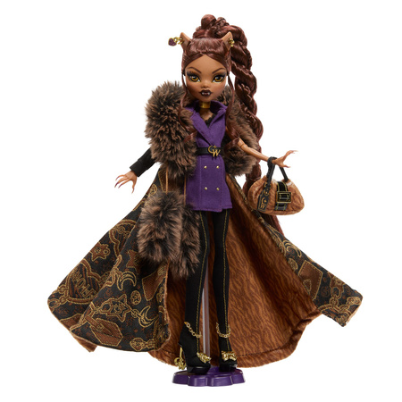 Monster High Modna Clawdeen Wolf House of Wolf kolekcjonerska lalka modowa z akcesoriami