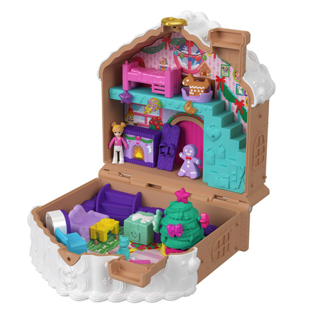 Polly Pocket Kalendarz adwentowy Domek z Piernika 24 akcesoria