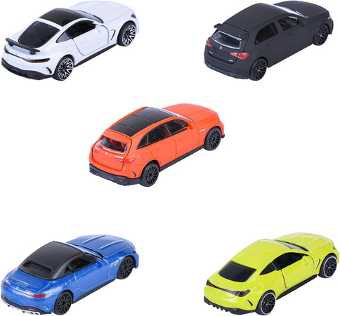 Zestaw Prezentowy Mercedes AMG 5 pojazdów osobowych Giftpack