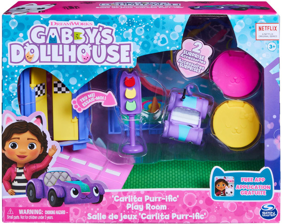 Koci Domek Gabi Duży Zestaw Interaktywny domek Purrfect Dollhouse + 6 pokoi i akcesoria