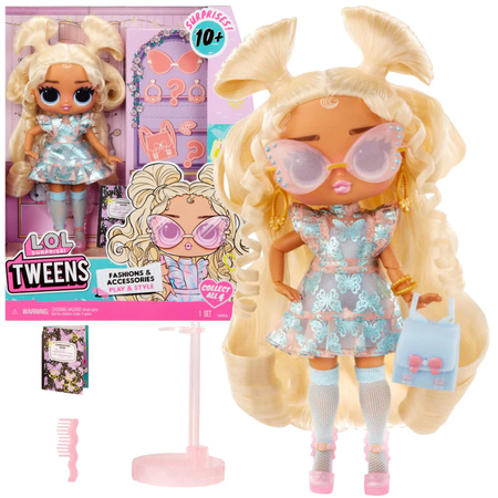 Mały Zestaw L.O.L Surprise! Tweens Lalka Kolekcjonerska Olivia Flutter 17 cm + 10 akcesoriów