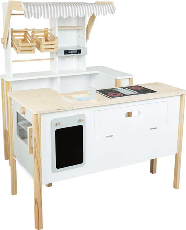 Small Foot Stoisko sklepowe dla dzieci Fresh,Kuchnia, Kawiarnia, Stragan,Stoisko z przekąskami, Kiosk