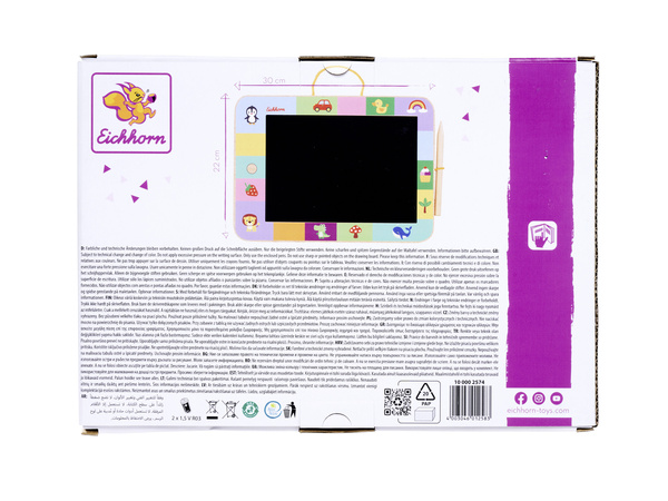 Drewniana Tabliczka do Rysowania dla Dzieci + Rysik Ołówek 3+