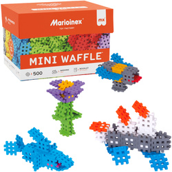Klocki konstrukcyjne Mini Waffle zestaw 500 elementów Marioinex