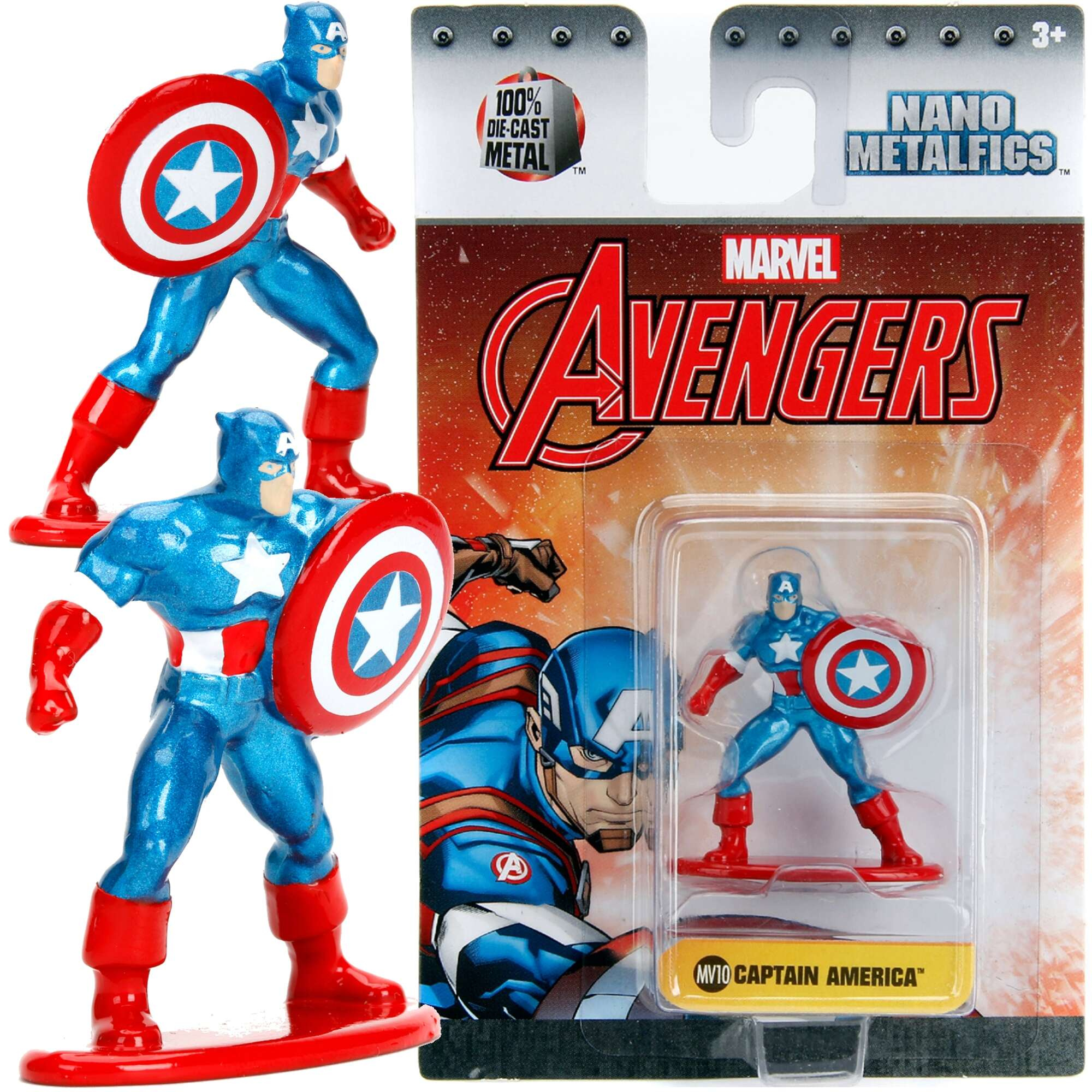 Marvel Figurka Kolekcjonerska Captain America Bohater Nano