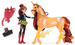 Unicorn Academy Akademia Jednorożców Zestaw Figurki Valentina & Cinder dziewczyna i jednorożec + akcesoria
