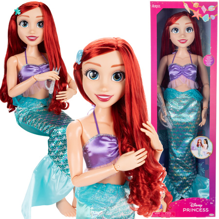 Lalka Disney Princess Księżniczka Arielka Mała Syrenka lalka 81 cm