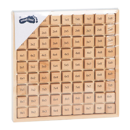 Small Foot Drewniana tabliczka mnożenia