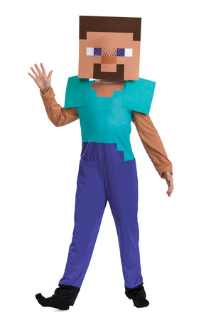 Minecraft kostium strój karnawałowy Steve 109-126 cm (4-6 lat)