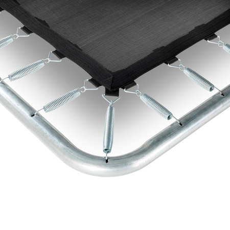 Trampolina ogrodowa z siatką zabezpieczającą Sillhouette 214x305 cm czarna