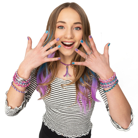 Go Glam Nail Stamper zestaw do paznokci + 2 zestawy uzupełniające