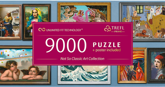Puzzle 9000 The Greatest Disney Collection Not So Classic Art UFT Trefl