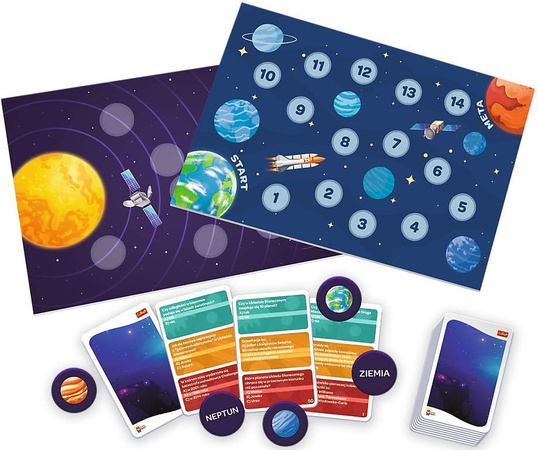 Mistrz wiedzy Kosmos Planszowa gra edukacyjna Trefl