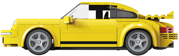 Klocki CaDA Pojazd zdalnie sterowany wytrzymały Auto Lotus Evija RC Dual Mode + miejski RUF CTR 2017 530 elementów