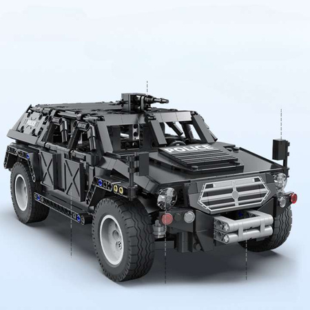 OUTLET Klocki Konstrukcyjne CaDA Samochód Terenowy Sterowane Auto RC Fierce Warrior SUV 561 el. Dual Mode USZKODOZNE OPAKOWANIE