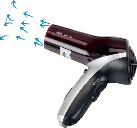 Zestaw fryzjerski do włosów Braun 7w1 suszarka prostownica + spinki Klein