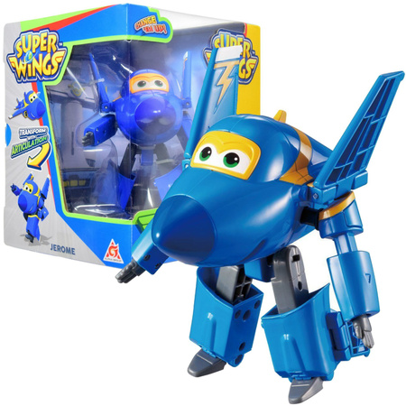 Super Wings Figurka Transformujący samolot robot Jerome Lotek