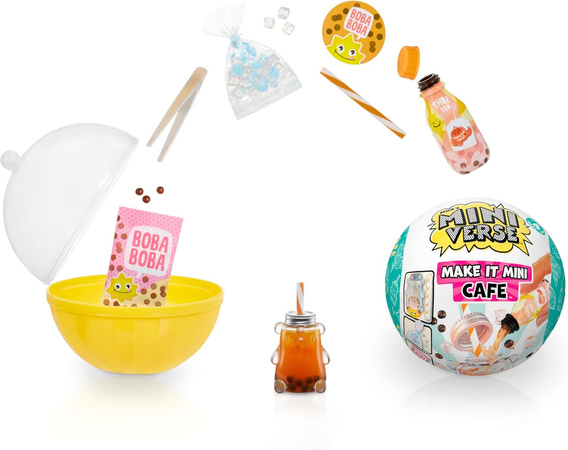 MGA Mini Verse Make It Mini Cafe Kula Niespodzianka Kawiarnia Jedzenie