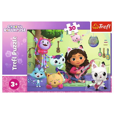 Koci Domek Gabi i jej uroczy domek Puzzle 27 x 20 cm 30 elementów 3+ Trefl
