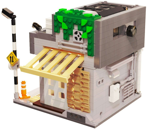 Klocki CaDA Japoński Sklep z Bułeczkami na parze Japanese Steamed Bun Shop + kawiarnia Summer Breeze Coffee Shop LED 2224 el.