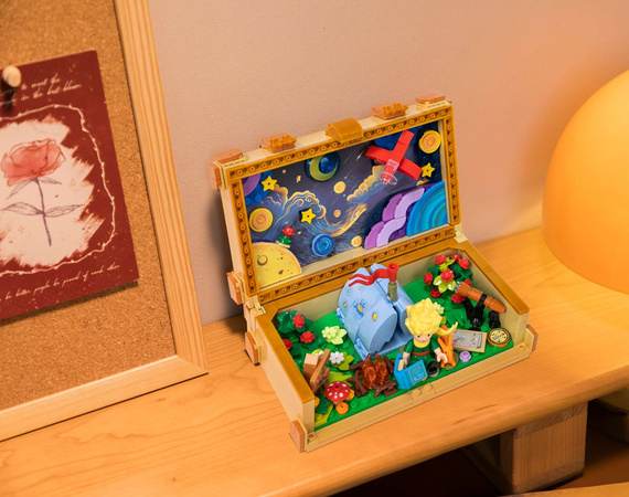 Klocki konstrukcyjne Pantasy Mały Książę Podróżna Walizka Małego Księcia 519 elementów