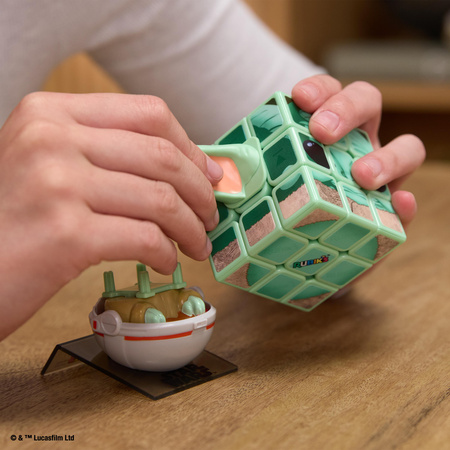 Kostka Rubika 3x3 Cubers Star Wars Mandalorian Grogu