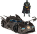 OUTLET DC Comics Zestaw figurka Batman lalka 10 cm + Batmobile akcesoria USZKODZONE OPAKOWANIE
