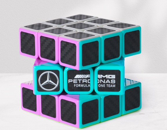 Rubik's Cube Kostka Rubika Mercedes Amg Petronas F1 Gra Układanka 3x3