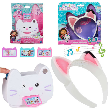 Koci Domek Gabi Gabby's Dollhouse Kitty Kamera Koci Aparat Fotograficzny oraz Opaska Magiczne uszy kota