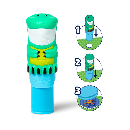 Książeczka Stickerwow Dinozaury Naklejki 300 Szt Stempelek Melissa & Doug