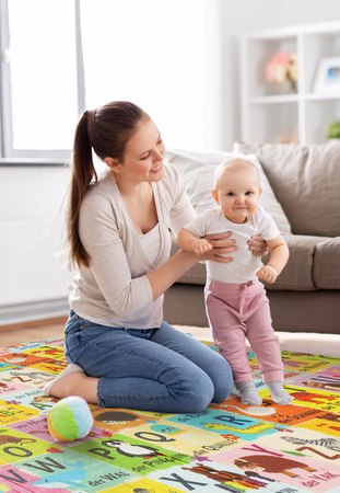 Humbi Gruba Mata Edukacyjna 2W1 z pianki XPE 120x180 alfabet wersja niemiecka