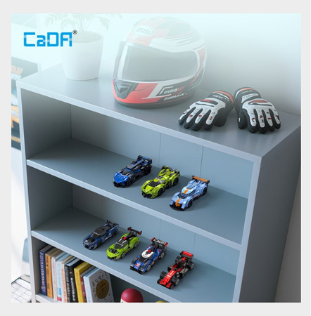 Klocki konstrukcyjne CaDA wyścigówka Samochód wyścigowy Phantom Velocity Auto sportowe 165 elementów